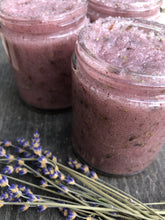 Load image into Gallery viewer, Hibiscus and Lavender bath and shower scrub