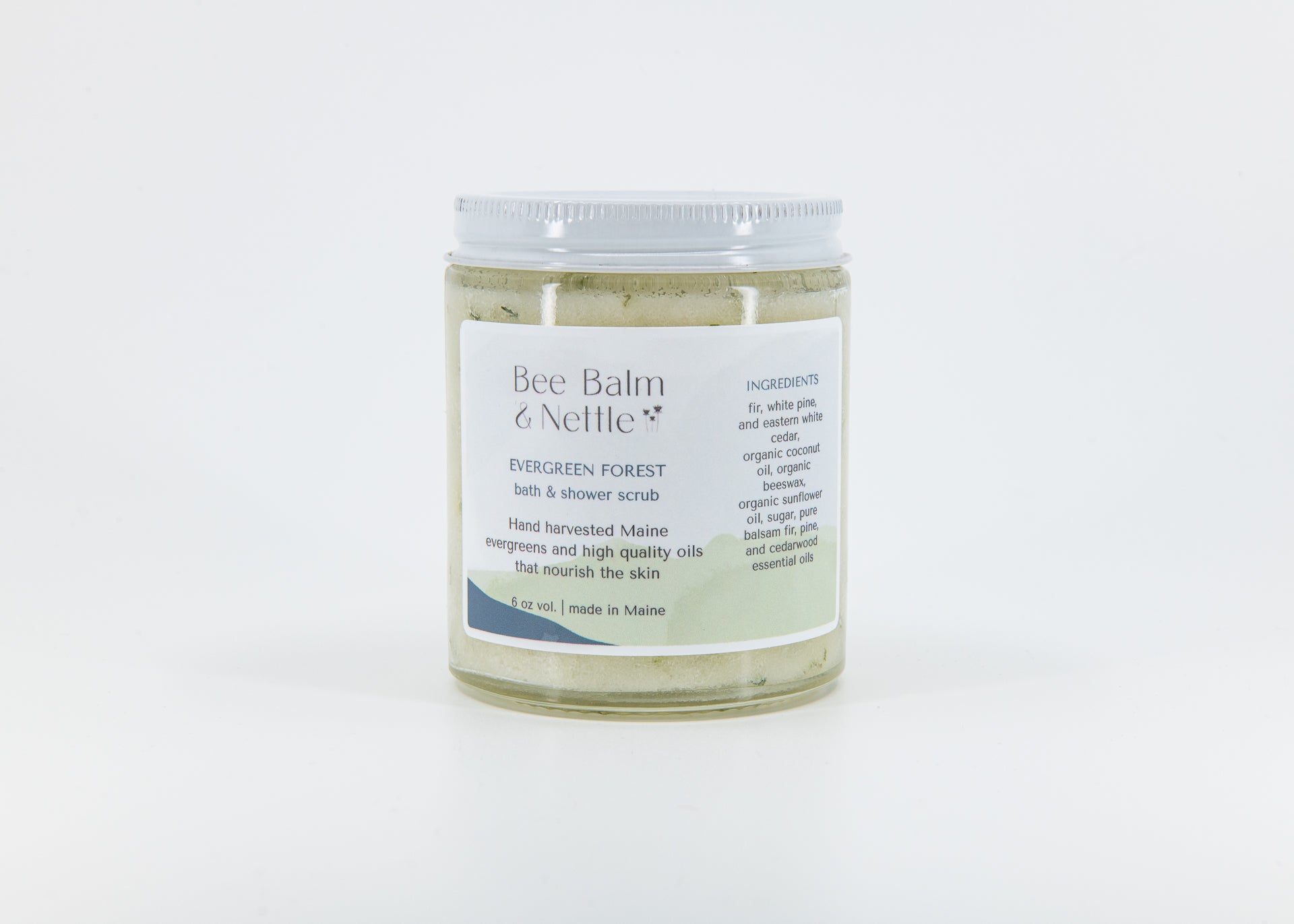 Evergreen Forest bath and shower scrub