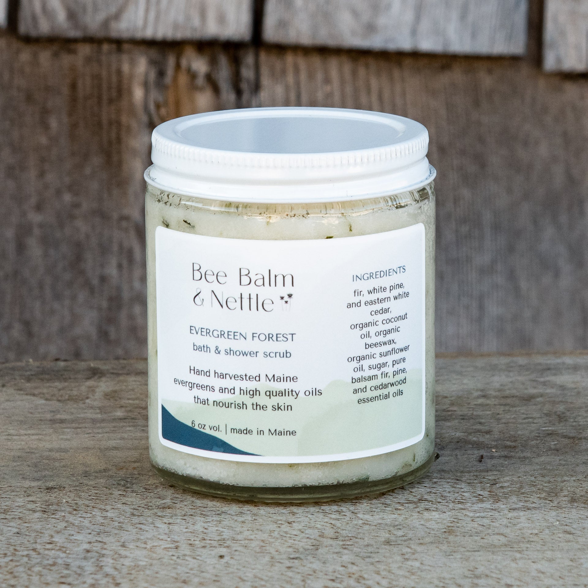 Evergreen Forest bath and shower scrub