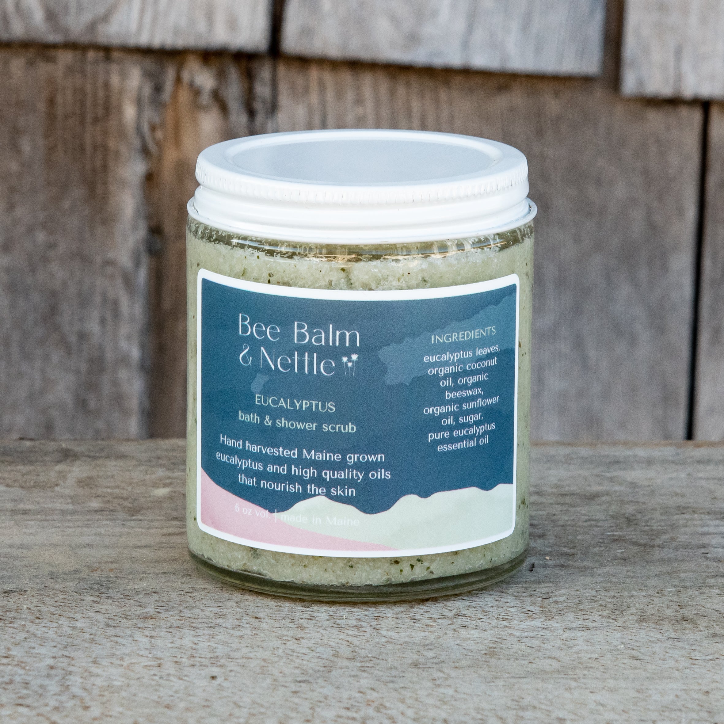 Eucalyptus bath and shower scrub