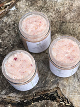 Load image into Gallery viewer, Rose Petal bath and shower scrub
