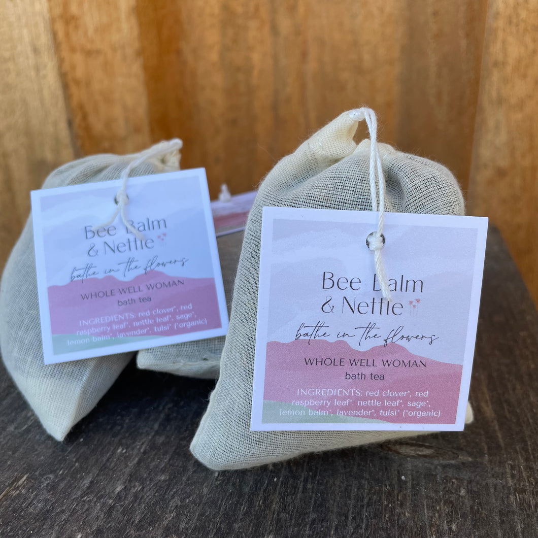 Whole Well Woman bath tea