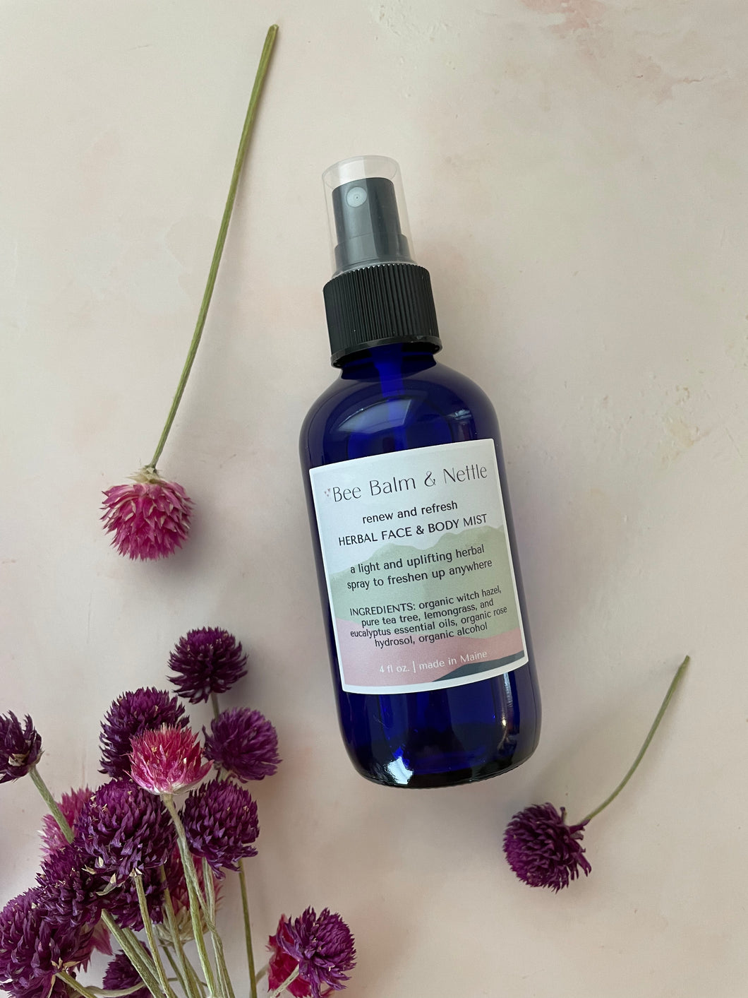 Herbal face and body spray