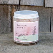 Load image into Gallery viewer, Rose Petal bath and shower scrub
